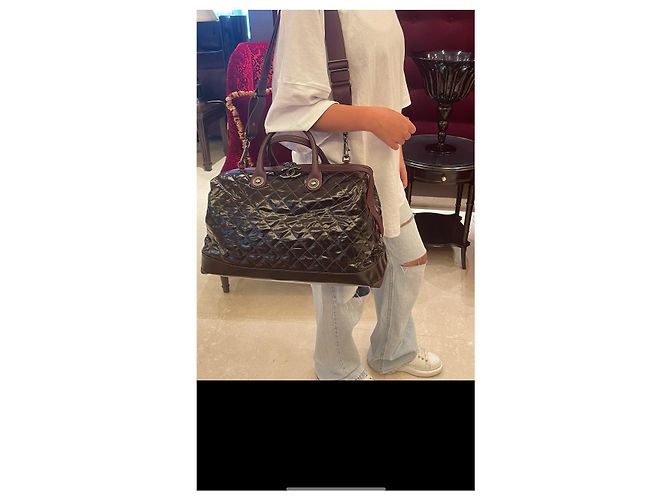 31 Cambon Bolsa acolchoada Chanel Ameixa - vista 9