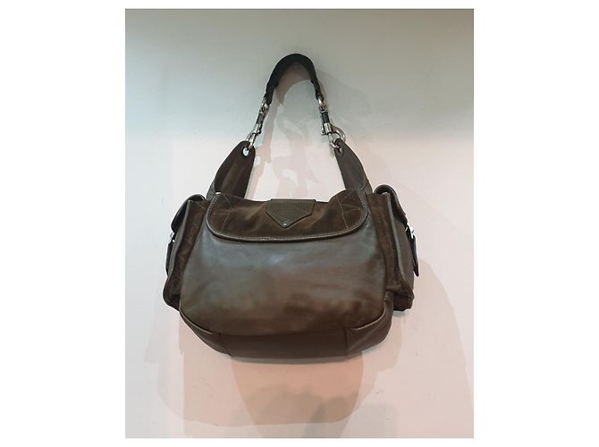 Borsa Hobo Tote Christian Dior in pelle marrone chiaro - vista 10