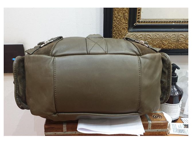 Borsa Hobo Tote Christian Dior in pelle marrone chiaro - vista 11