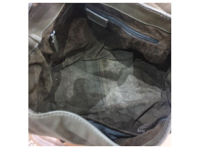 Borsa Hobo Tote Christian Dior in pelle marrone chiaro - vista 14