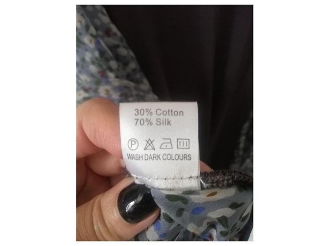 Abito Kenzo Defile in seta e cotone multicolore - vista 4