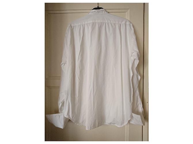 Camicia Ralph Lauren Collection Bianca in Cotone con Pieghe Bianco - vista 2