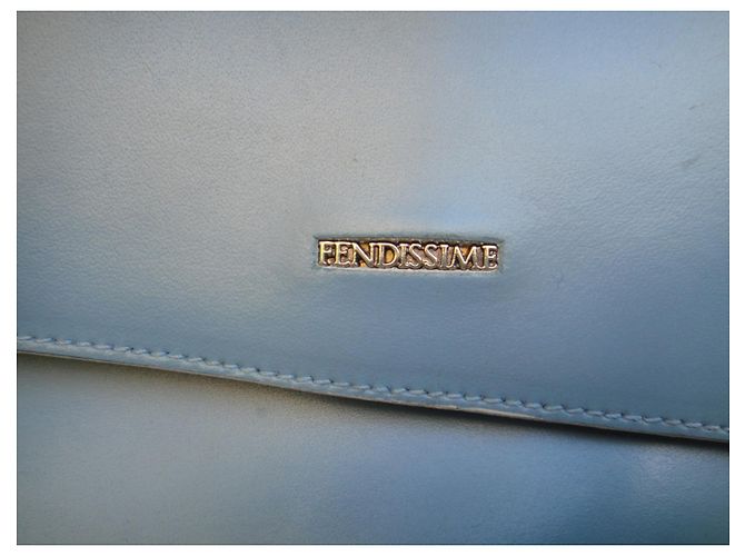 Borsa baguette Fendissime Blu chiaro - vista 3