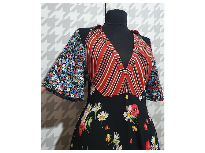 Abito Free People in Rayon Multicolore - vista 2