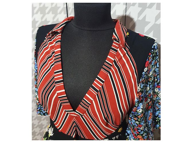Abito Free People in Rayon Multicolore - vista 4