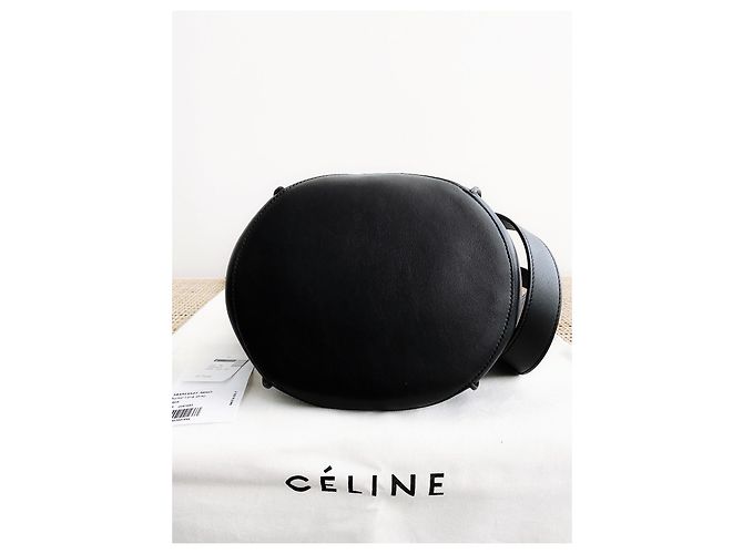 Bolsa de mão Celine Daoust em couro preto - vista 3