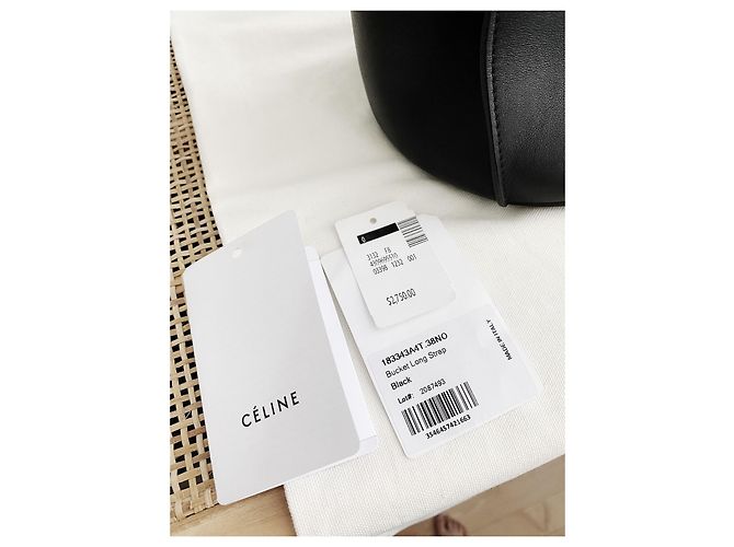 Bolsa de mão Celine Daoust em couro preto - vista 6