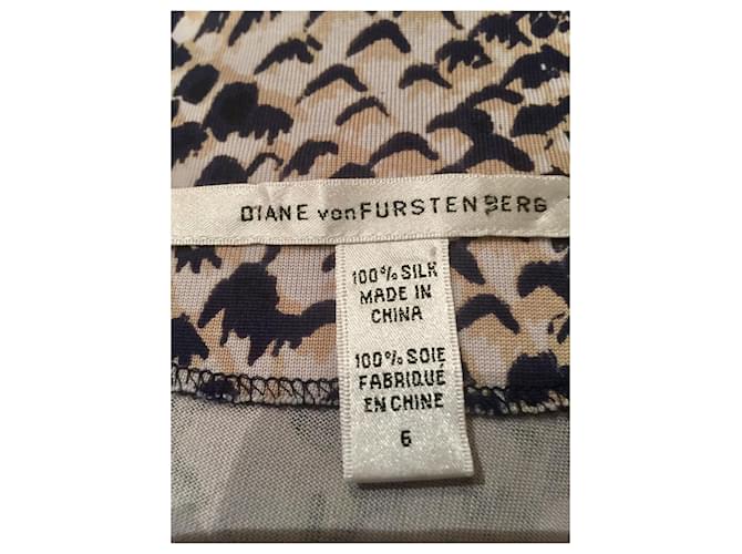 Diane Von Furstenberg DvF Mercedes Seidenkleid mit Python-Print Mehrfarben - Ansicht 7