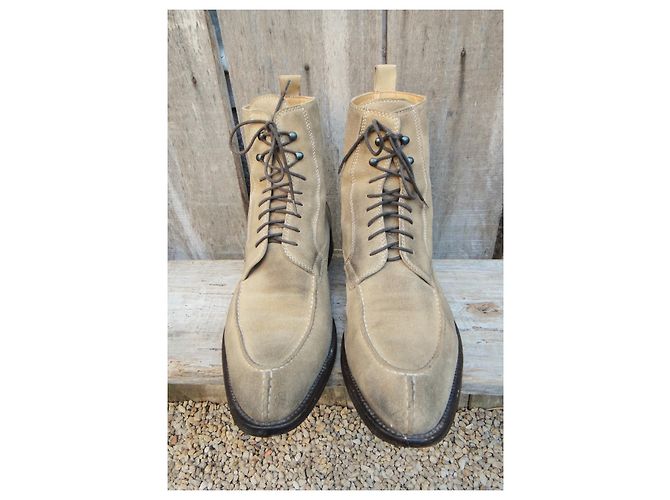 Autre Marque stivali Cinti beige nabuk 44 - vista 2