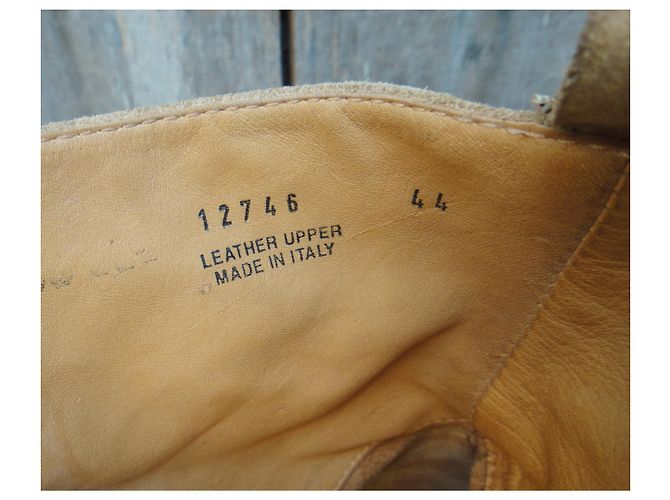 Autre Marque stivali Cinti beige nabuk 44 - vista 7