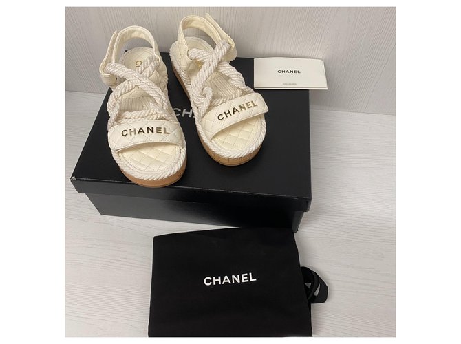 Chanel dad sandali Bianco - vista 8