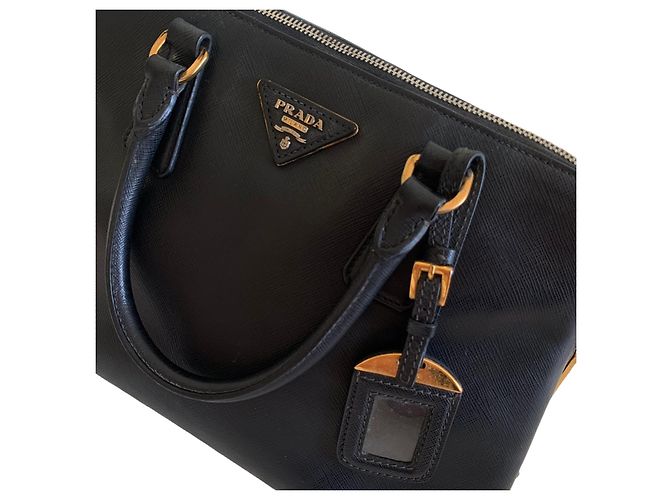 Borsa a mano Prada Promenade in pelle nera Nero - vista 2
