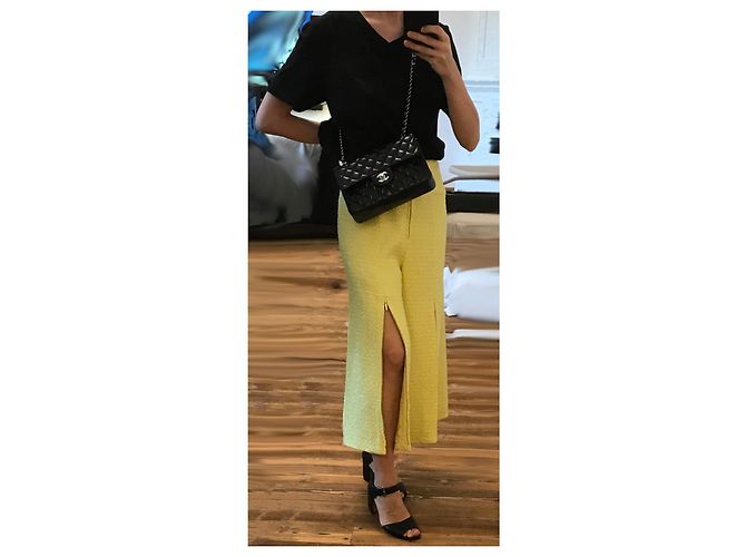 Chanel Culotte da Runway 2019 Giallo - vista 12