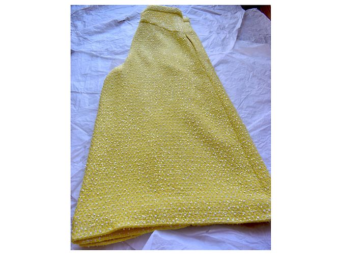 Chanel Culotte da Runway 2019 Giallo - vista 6