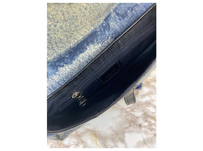 Saddle Dior Satteltasche Patchwork Jahre 2000Denim Jeans - Ansicht 6