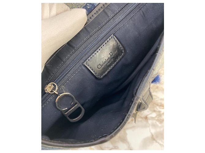 Saddle Dior Satteltasche Patchwork Jahre 2000Denim Jeans - Ansicht 7