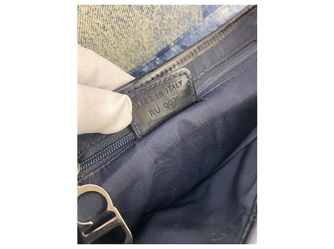 Saddle Dior Satteltasche Patchwork Jahre 2000Denim Jeans - Ansicht 8