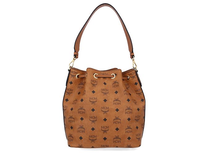 MCM Saco essencial com cordão e LOGO - vista 3