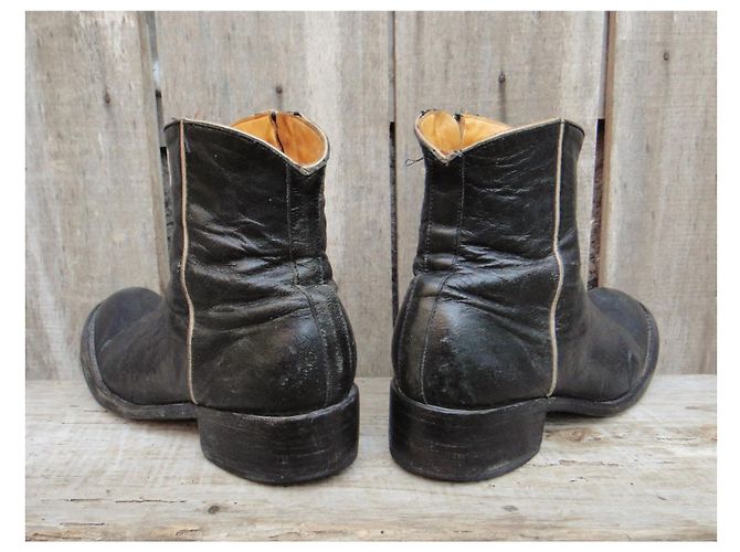bottines Mexicana p 39, modèle Star Black / Bone - vue 4