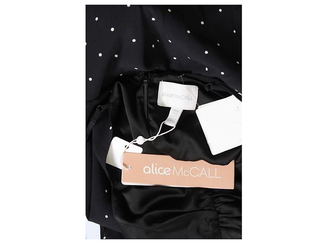Autre Marque Alice McCall Maxikleid Schwarz Polka Dot - Ansicht 3