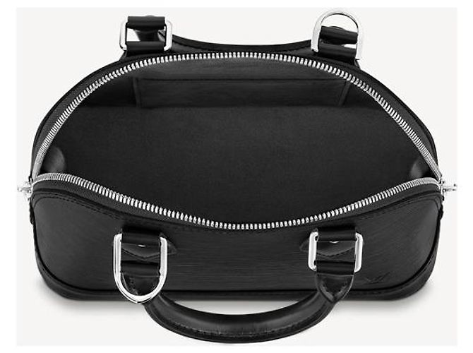 Louis Vuitton LV Alma BB schwarz epi mit Riemen - Ansicht 4