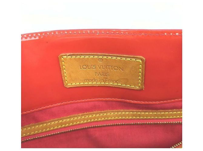 Louis Vuitton Große rote Vernis Reade GM Tote Bag mit Monogramm - Ansicht 11