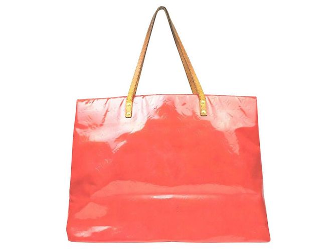 Louis Vuitton Große rote Vernis Reade GM Tote Bag mit Monogramm - Ansicht 2