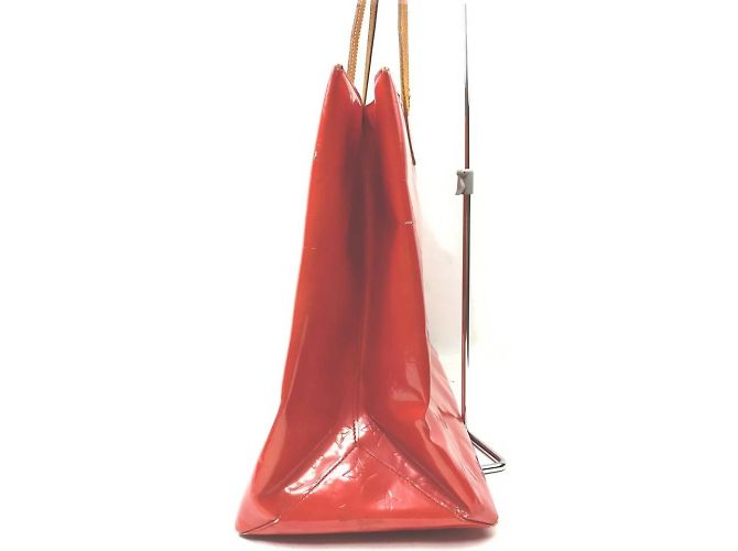 Louis Vuitton Große rote Vernis Reade GM Tote Bag mit Monogramm - Ansicht 7