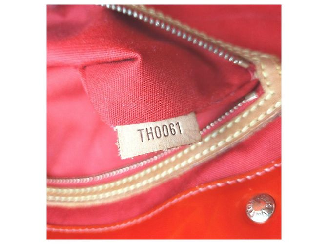 Louis Vuitton Große rote Vernis Reade GM Tote Bag mit Monogramm - Ansicht 9