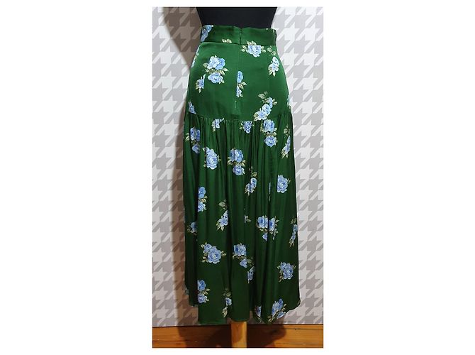 Autre Marque Falda larga floral Ivy & Oak verde Multicolor - vista 2