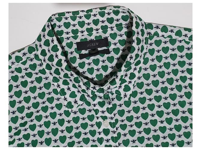 Camisa J.Crew de algodón verde Multicolor - vista 5