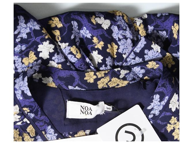 Noa Noa Blumenkleid aus Viskose Mehrfarben - Ansicht 3