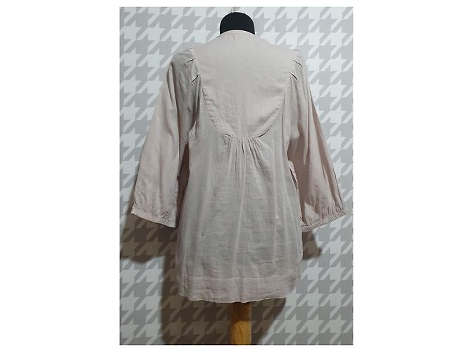 Autre Marque Top de algodón Hunky Dory beige S - vista 3
