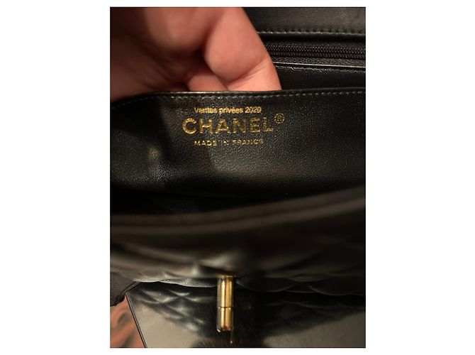Chanel Mini bag Timeless in pelle di agnello Nero - vista 3