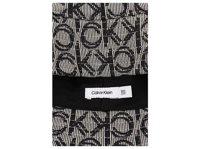 Berretto Calvin Klein Nero e Grigio in Poliestere - vista 3