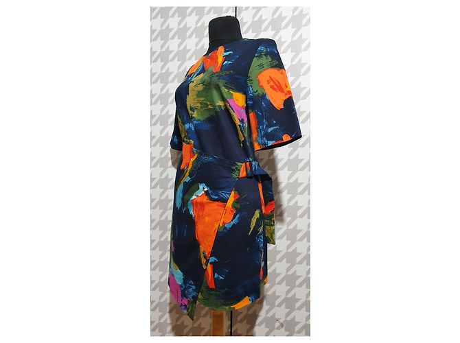 Abito multicolore Kate Spade in cotone ed elastan - vista 2