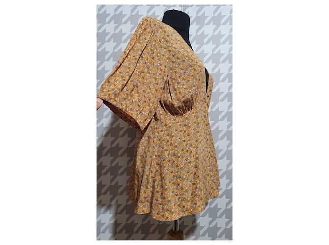 Blusa Samsoe & Samsoe in viscosa floreale Multicolore - vista 3