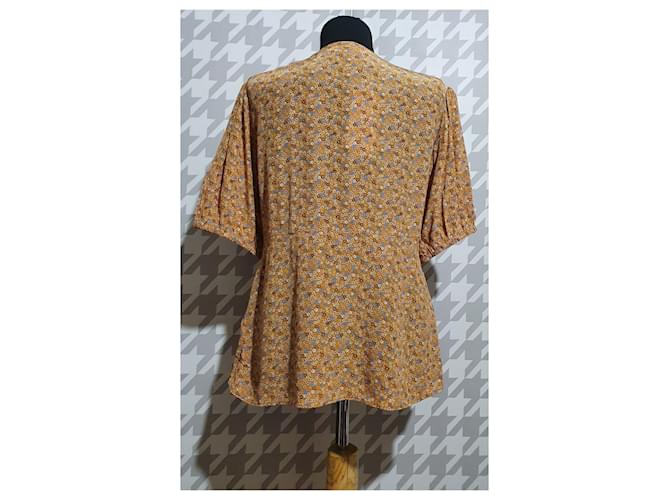 Blusa Samsoe & Samsoe in viscosa floreale Multicolore - vista 4