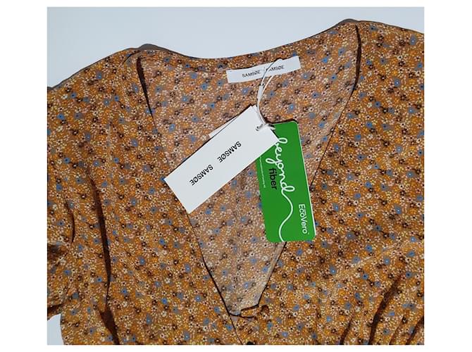 Blusa Samsoe & Samsoe in viscosa floreale Multicolore - vista 5