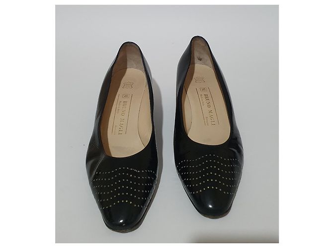 Décolleté Bruno Magli in vernice nera Nero - vista 2
