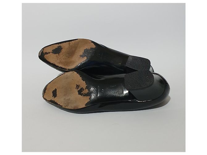 Décolleté Bruno Magli in vernice nera Nero - vista 6