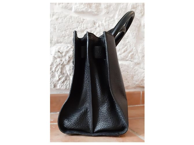 Borsa porta abiti Carven in pelle nera Nero - vista 12