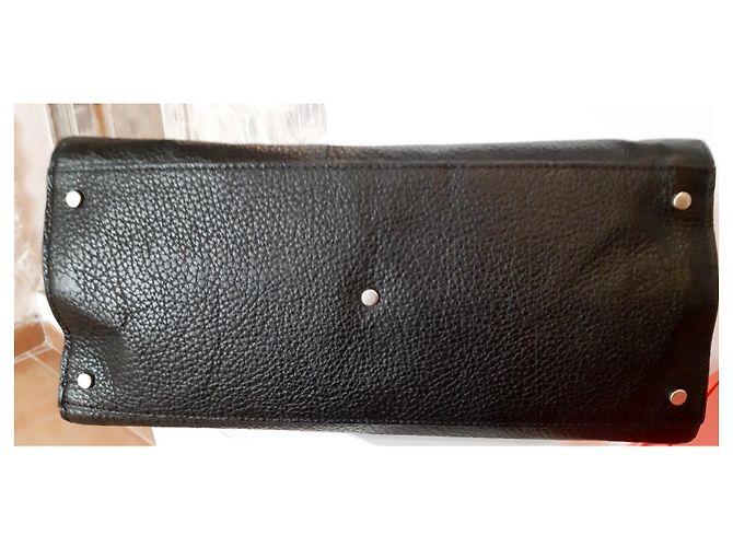 Borsa porta abiti Carven in pelle nera Nero - vista 13