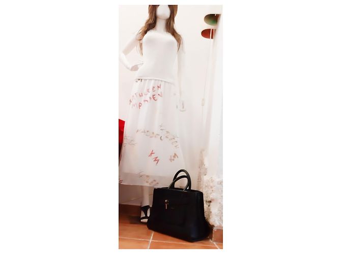 Borsa porta abiti Carven in pelle nera Nero - vista 5