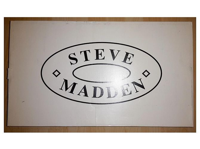Botas Steve Madden de cuero gris oscuro con hebillas Gris antracita - vista 2