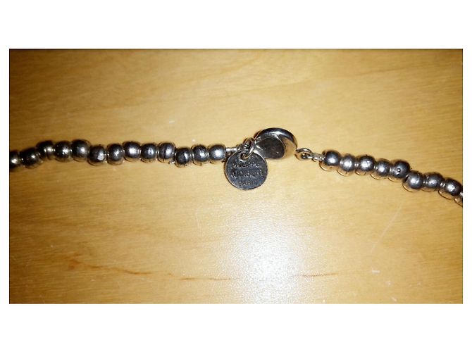 Collana Philippe Audibert con ciondoli a forma di teschio argento - vista 3