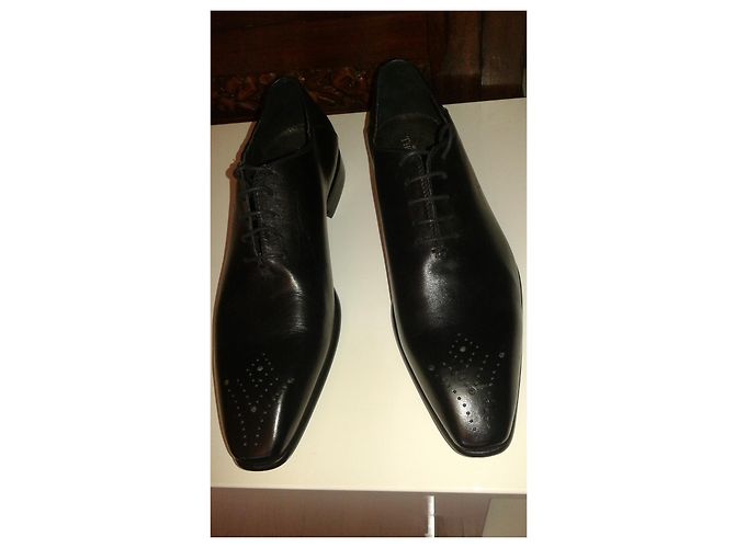 Autre Marque Scarpe Thompson in pelle nera Nero - vista 6