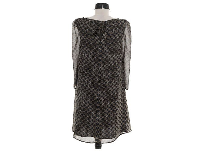 Vestido Claudie Pierlot Multicor Poliéster Tamanho 34 - vista 2
