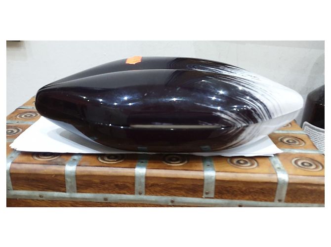 Lulu Guinness clutch bocca Nero Bianco - vista 4