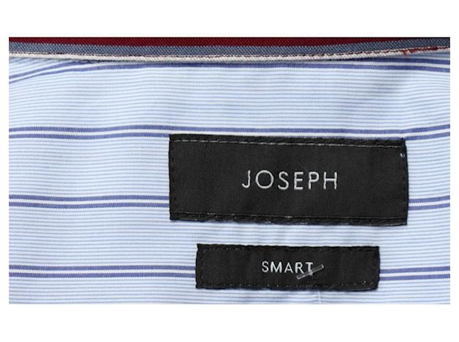 Camicia Joseph a righe blu in cotone L - vista 3